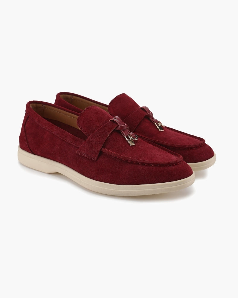 Suede Lady Loafers - Aurellius