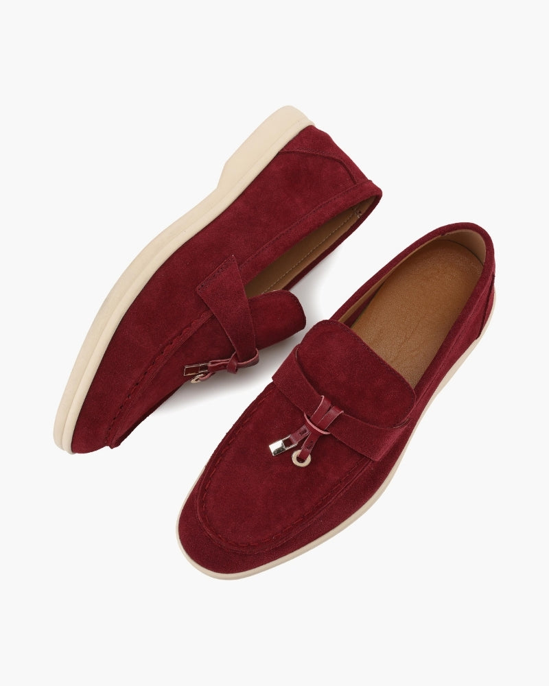 Suede Lady Loafers - Aurellius
