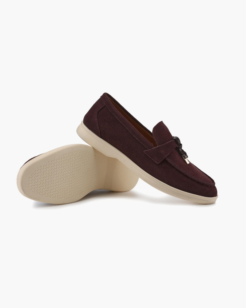 Suede Lady Loafers - Aurellius