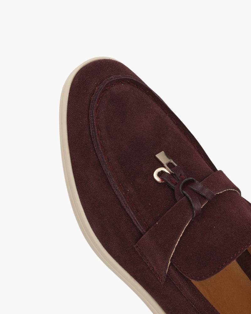Suede Lady Loafers - Aurellius