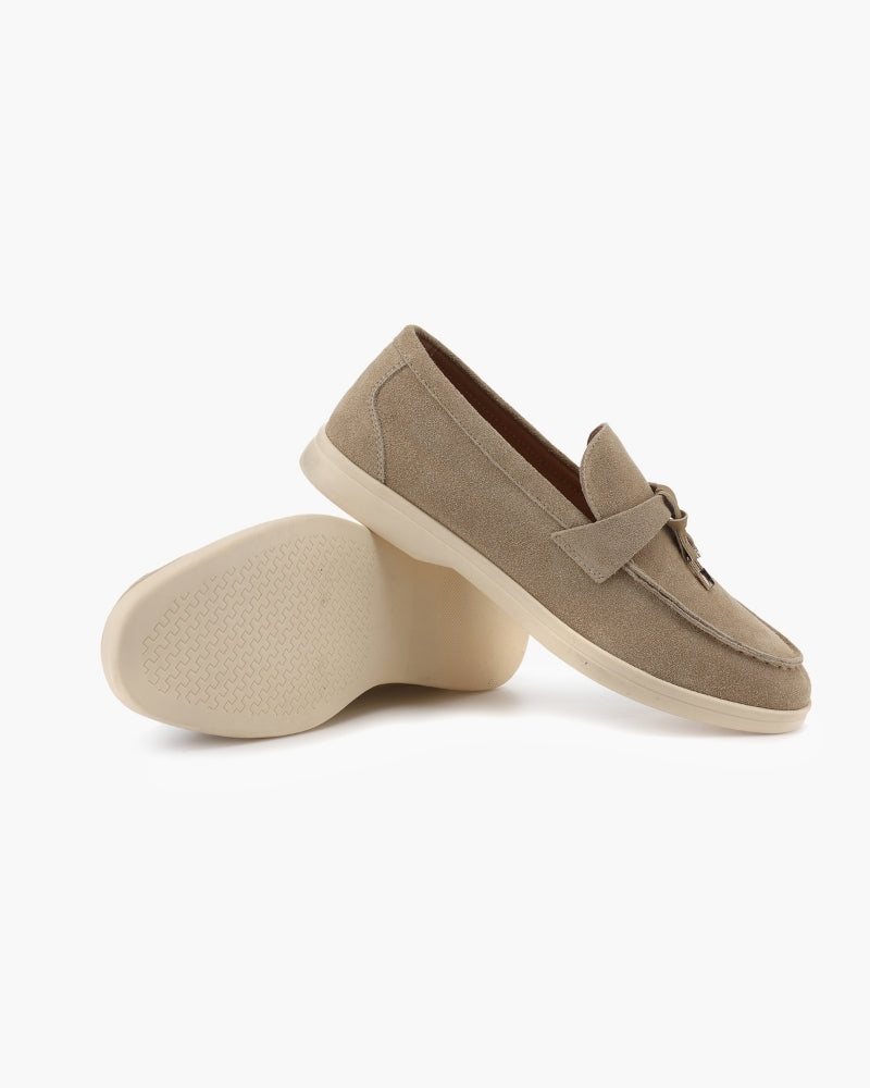 Suede Lady Loafers - Aurellius
