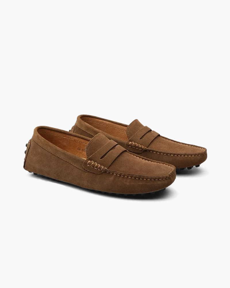 Suede Driver Loafers - Aurellius
