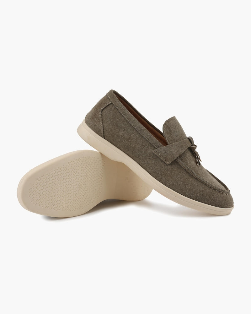 Suede Lady Loafers - Aurellius