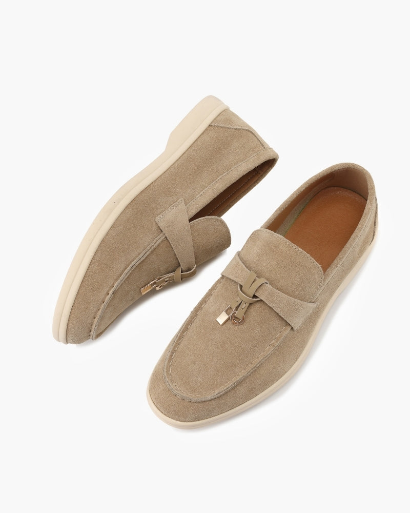 Suede Lady Loafers - Aurellius