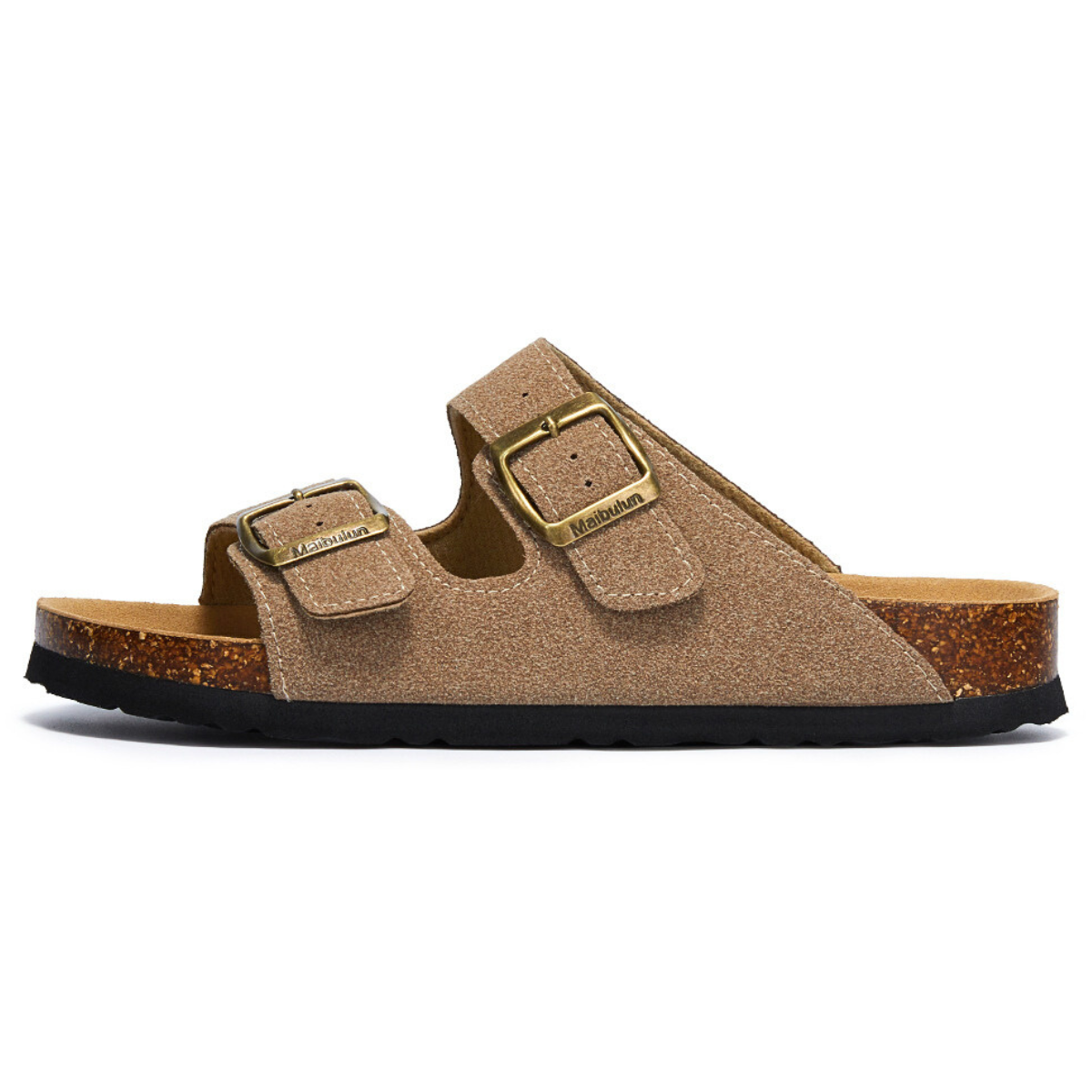 Suede Birken Sandal - Sand | Aurellius