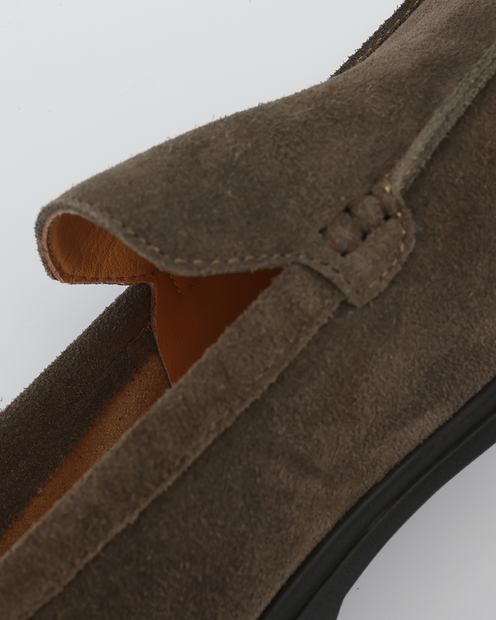 Premium Suede Loafers - Black Soles - Aurellius