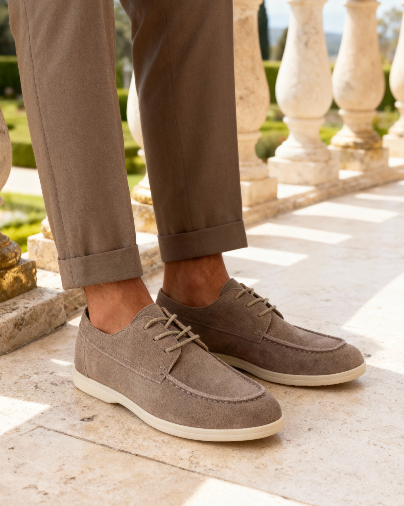 Premium Suede Lace Shoes - Aurellius