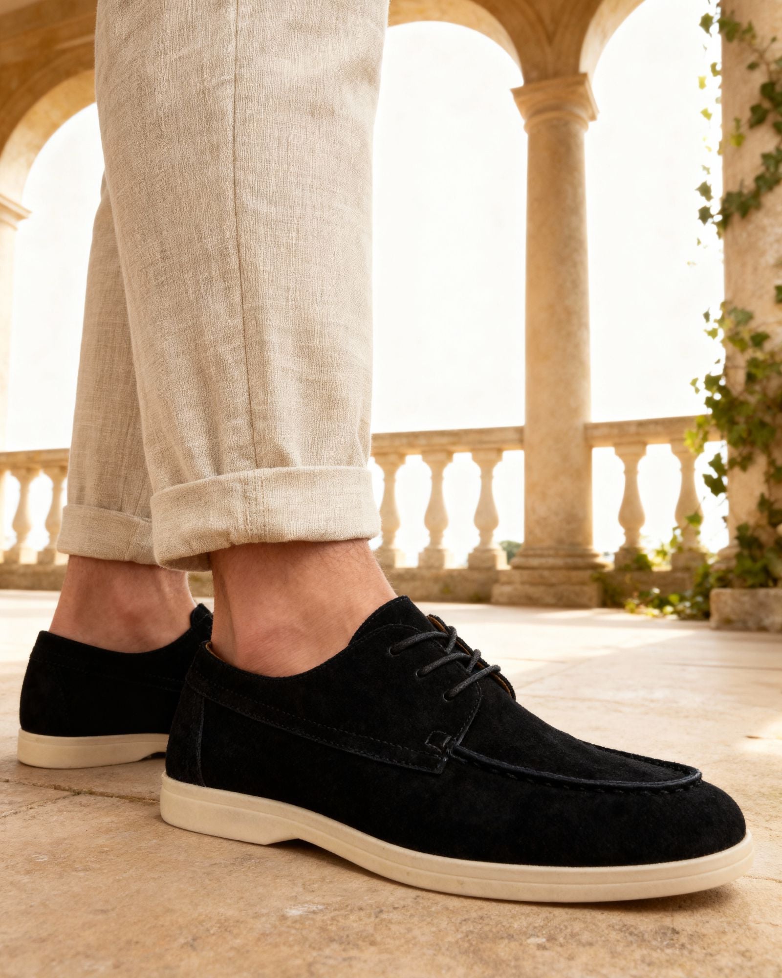 Premium Suede Lace Shoes - Aurellius