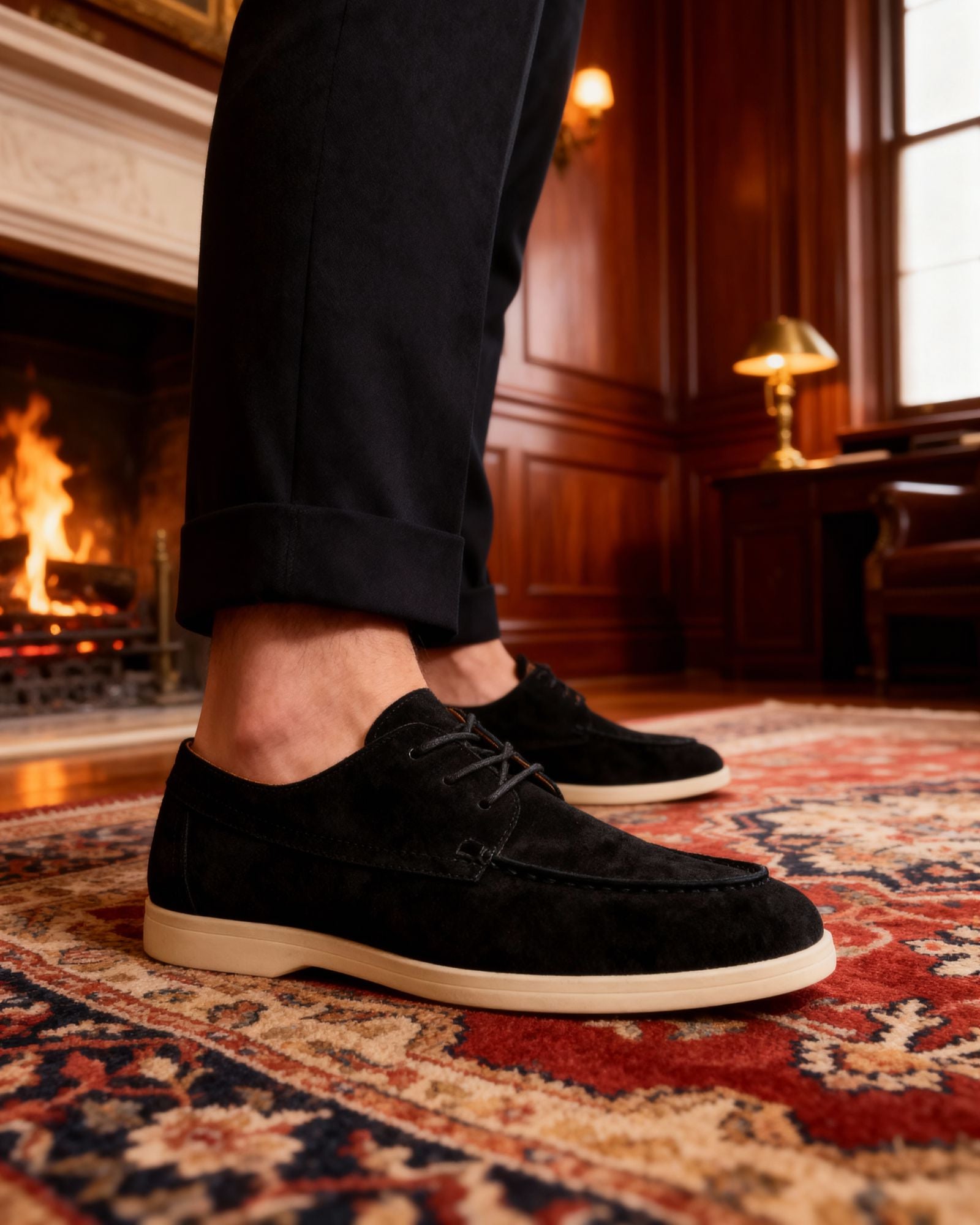 Premium Suede Lace Shoes - Aurellius