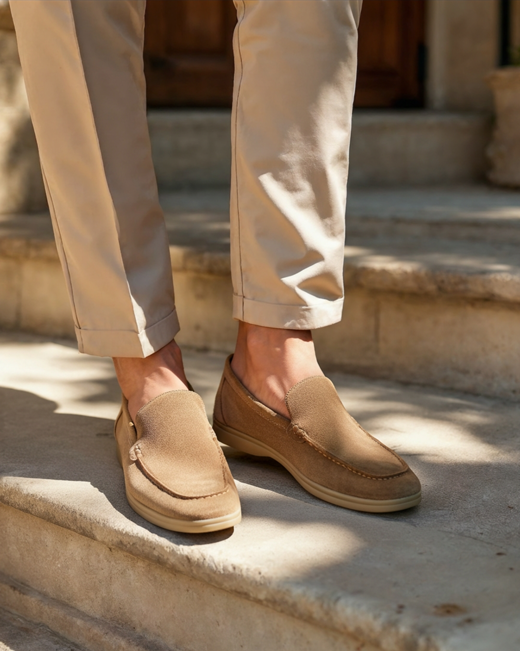 Premium Suede Loafers - Aurellius