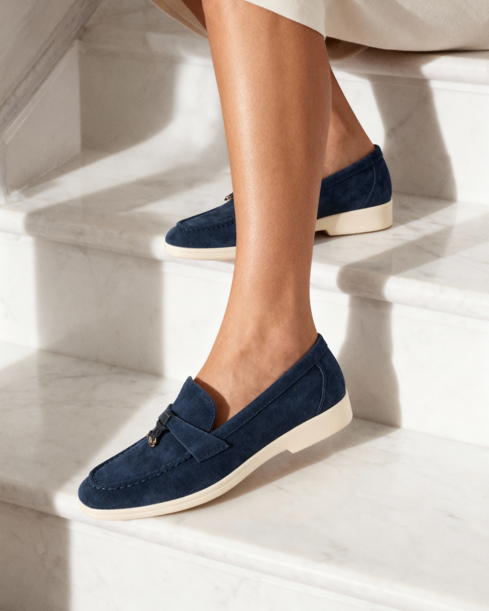 Suede Lady Loafers - Aurellius
