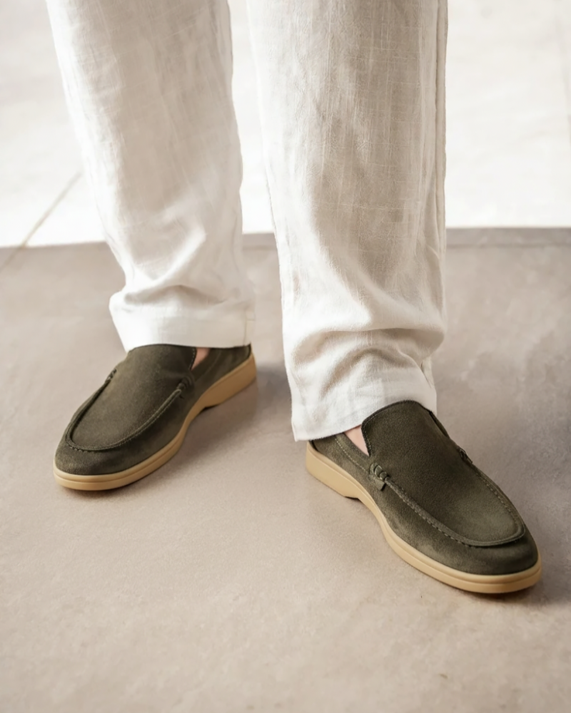Premium Suede Loafers - Aurellius