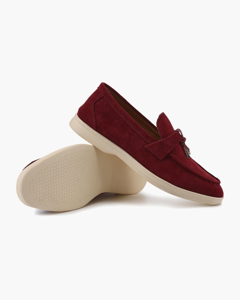 Suede Lady Loafers - Aurellius