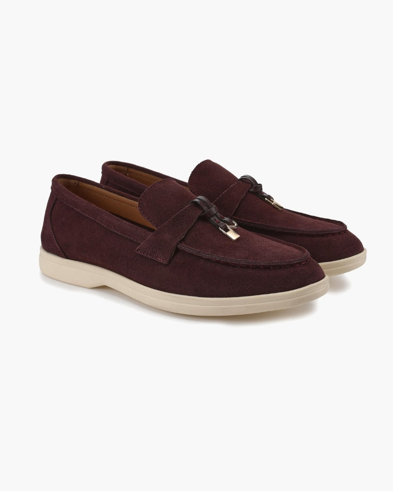 Suede Lady Loafers - Aurellius