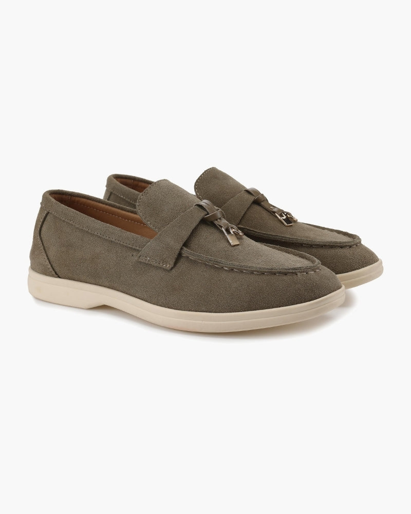 Suede Lady Loafers - Aurellius