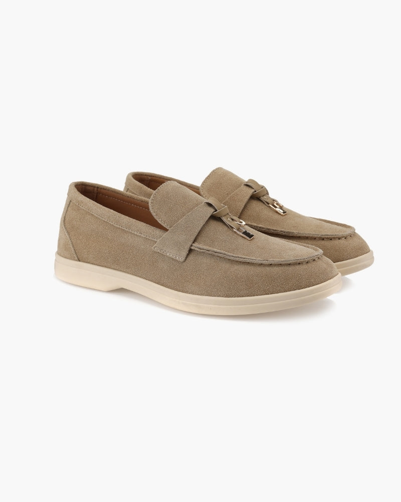 Suede Lady Loafers - Aurellius