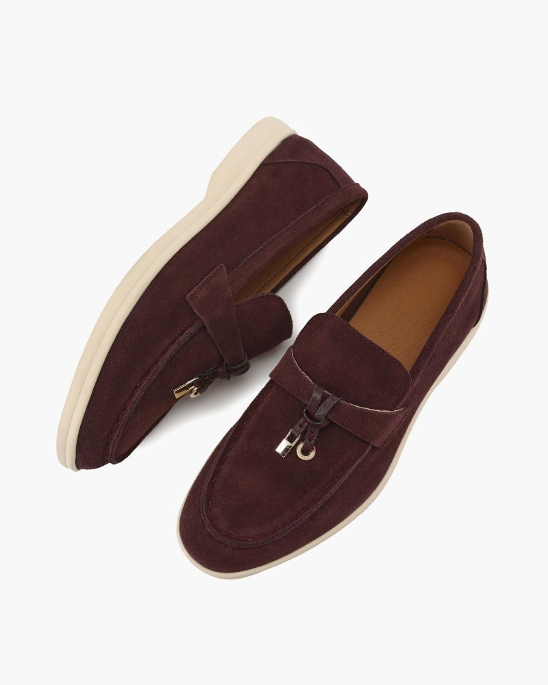 Suede Lady Loafers - Aurellius