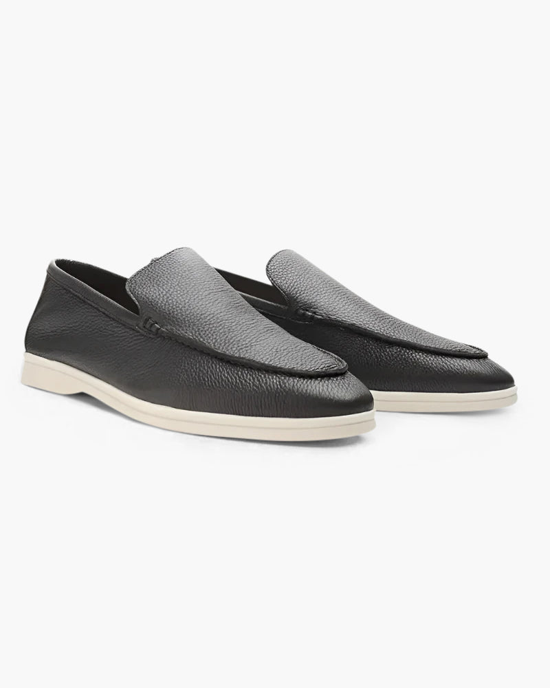 Cowhide Leather Loafers - Aurellius