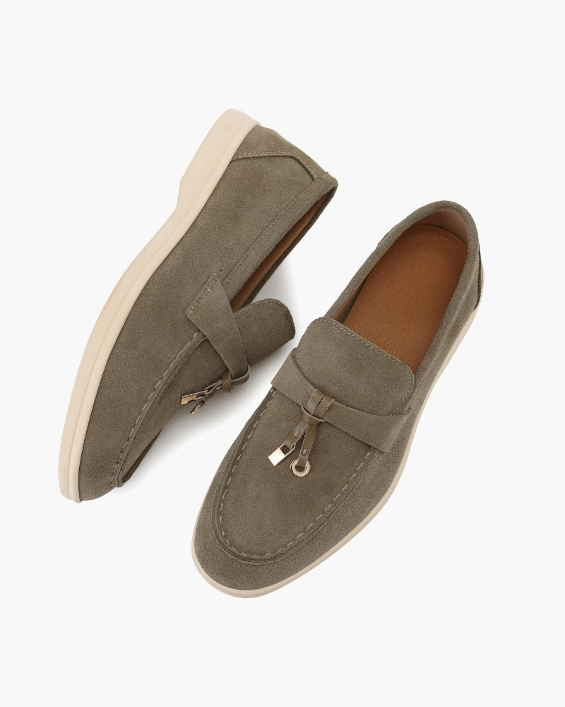 Suede Lady Loafers - Aurellius