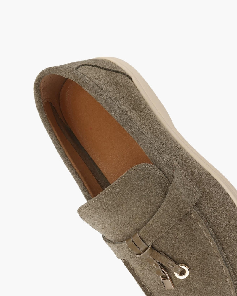 Suede Lady Loafers - Aurellius