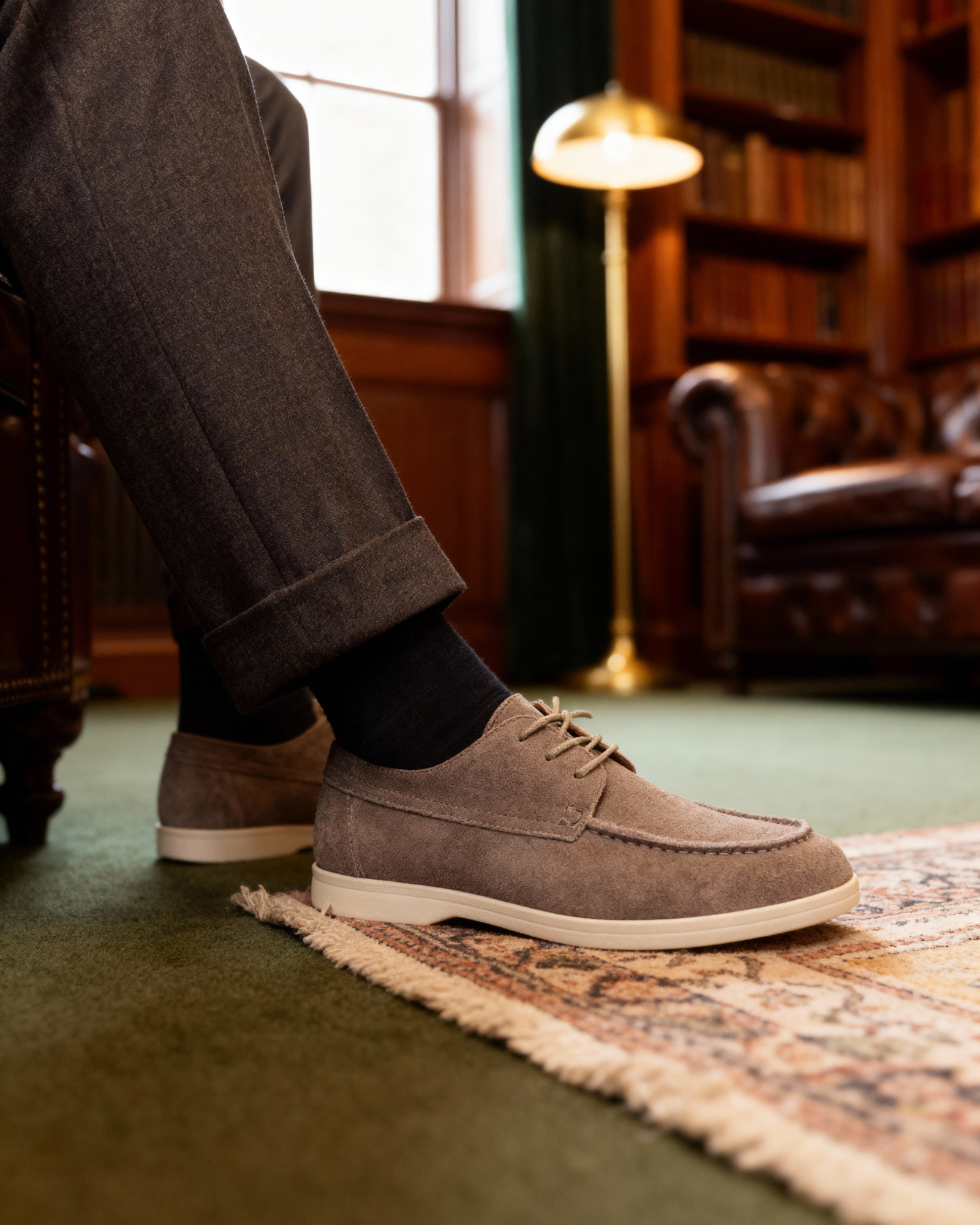 Premium Suede Lace Shoes - Aurellius