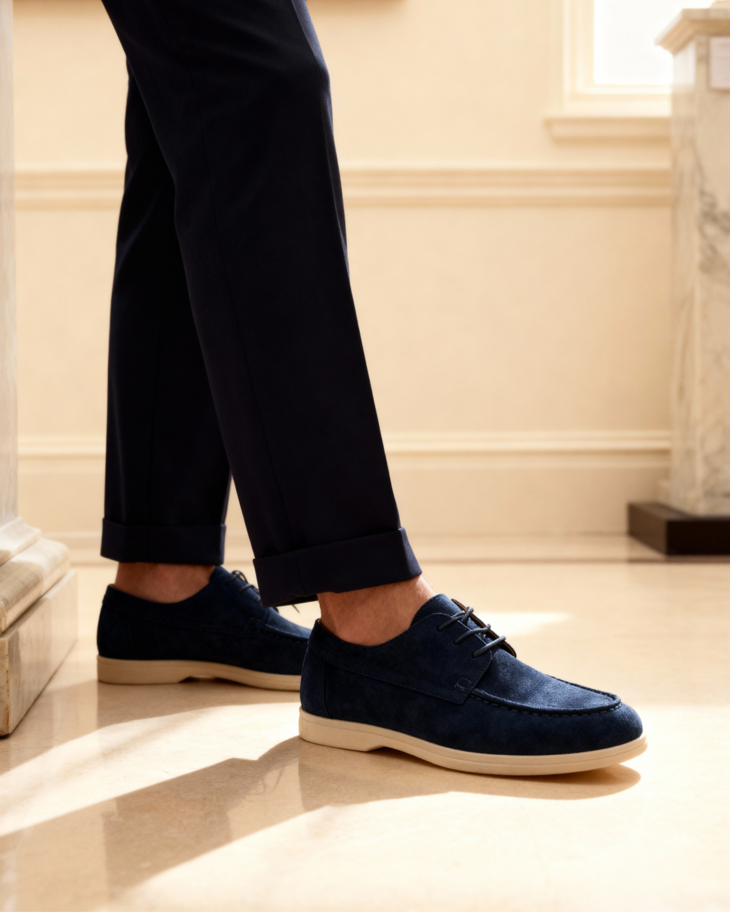 Premium Suede Lace Shoes - Aurellius