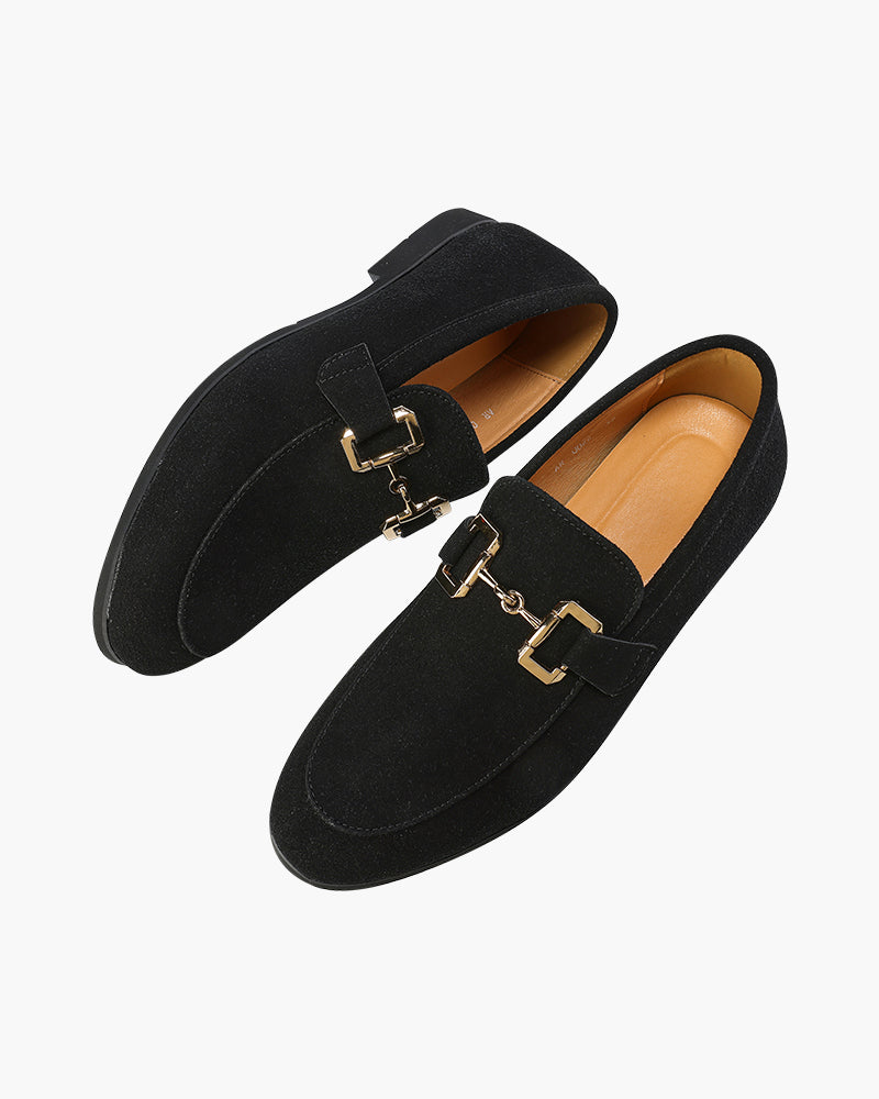 Luxury Suede Loafers - Aurellius