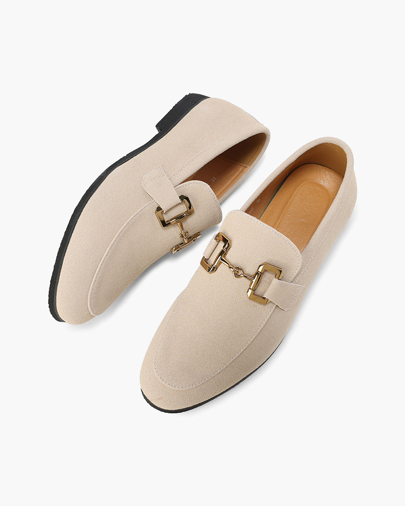 Luxury Suede Loafers - Aurellius