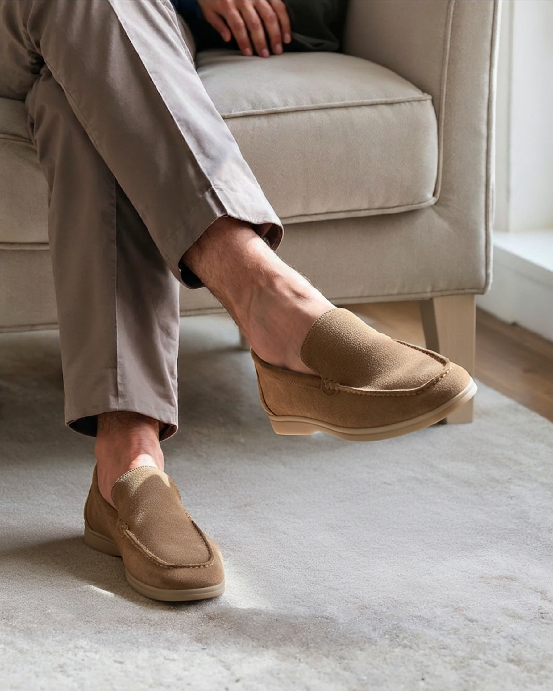 Premium Suede Loafers - Aurellius